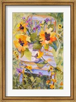 Framed Sunflower Chair