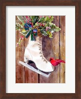 Framed Wintertime Ice Skate