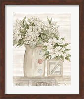 Framed Floral Country Crocks