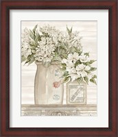 Framed Floral Country Crocks