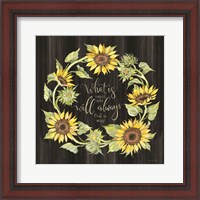 Framed What's Meant to Be Wreath