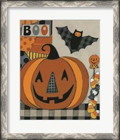 Framed Boo Jack O'lantern