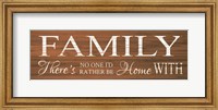 Framed Family Sign
