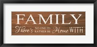 Framed Family Sign