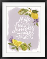 Framed Lemon Margarita