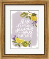 Framed Lemon Margarita