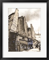 Framed Paris Street 2