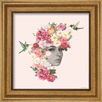 Framed 'Flower Girl I' border=