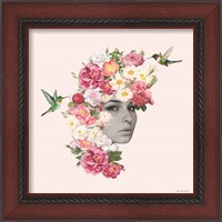 Framed 'Flower Girl I' border=