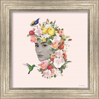 Framed 'Flower Girl II' border=