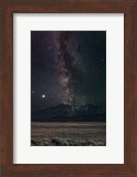 Framed Milky Way in Sawtooth Mountains