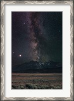 Framed Milky Way in Sawtooth Mountains