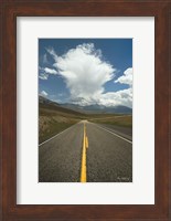 Framed Highway 93 in Idaho