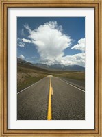 Framed Highway 93 in Idaho