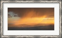 Framed Sunset Clouds in the Tetons