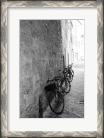 Framed Bicycles in the Alley
