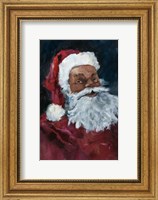 Framed Jolly Santa II Crop
