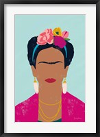 Framed Frida Kahlo I