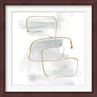 Framed Cool Gray Gold I