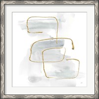 Framed Cool Gray Gold I