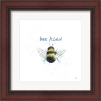 Framed Bee Harmony VII White