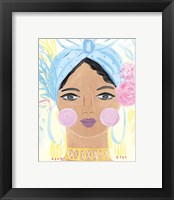 Framed 'Boho Lady IV' border=