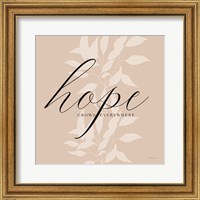 Framed 'Hope' border=