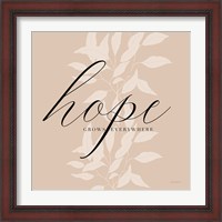 Framed 'Hope' border=