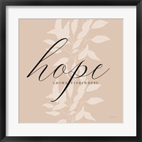 Framed 'Hope' border=