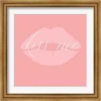 Framed 'Kiss Me' border=