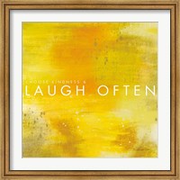 Framed Laugh Often