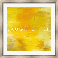 Framed Laugh Often