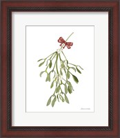 Framed Peace and Joy Mistletoe