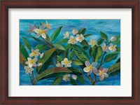 Framed Oceanside Plumeria