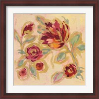 Framed Gilded Loose Floral II