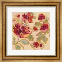 Framed Gilded Loose Floral I