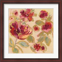 Framed Gilded Loose Floral I