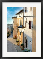 Framed Montalcino Street Lamp #1