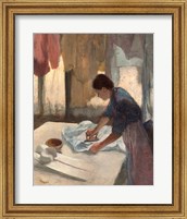 Framed Woman Ironing, c. 1876-1877