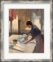 Framed Woman Ironing, c. 1876-1877