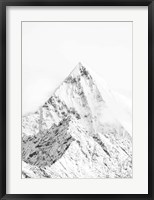 Framed Mountain Top White