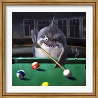 Framed Pool Shark