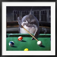Framed Pool Shark