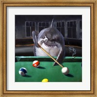 Framed Pool Shark