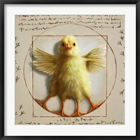 Framed Vitruvian Chick