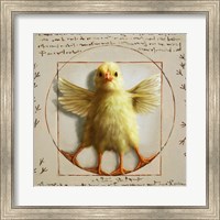 Framed Vitruvian Chick