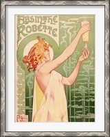 Framed Absinthe Robette, 1896