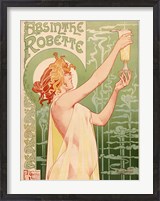 Framed Absinthe Robette, 1896