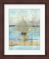 Framed Sailing In Dusk