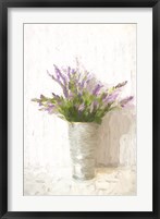 Framed Lavender on White